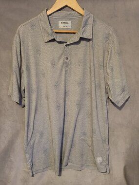 Linksoul Men's Polo Shirt Gray Feather X-Large Golf